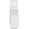 Ekena Millwork Alberta Architectural Grade PVC Gable Bracket, 96"W x 20"H x 6"D x 6"F, 5/12 Pitch GBP096X20X0606ALB00 - alternate 2